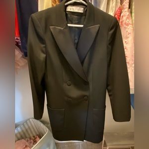 Zara Black Blazer Dress
